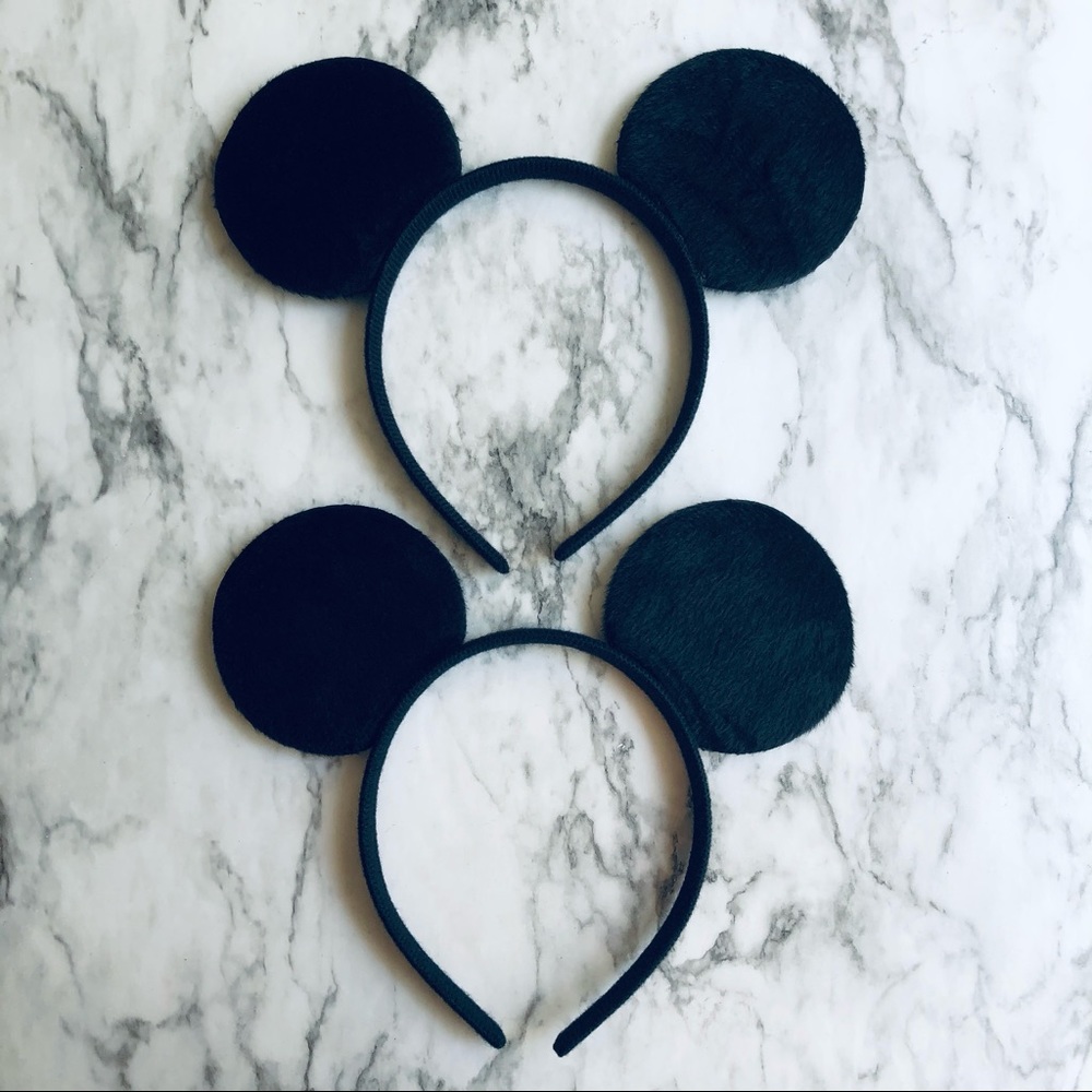 Kids Mickey Mouse Ear Headbands (2 pc)